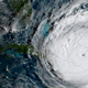 GOES-16 captured this stunning—if not horrific—image of Hurricane Irma passing the eastern end of Cuba at about 8:00 am ET on September 8, 2017. (Image: NOAA)